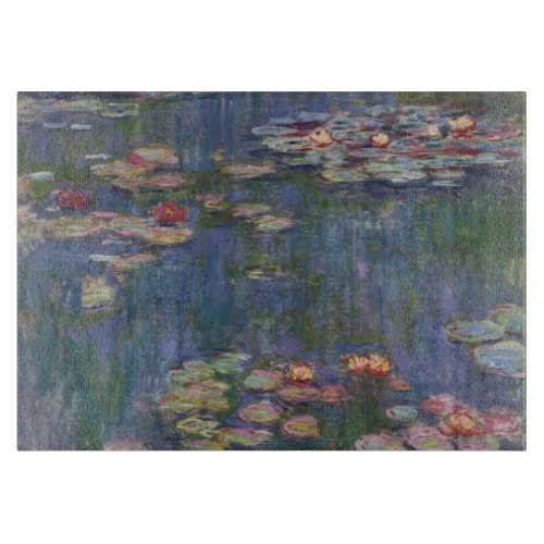 Claude Monets Water Lilies Cutting Board