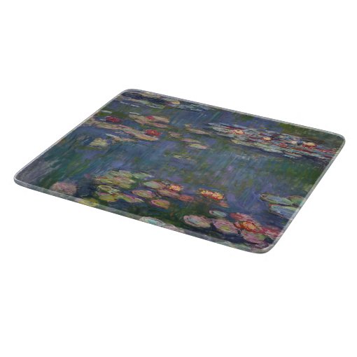 Claude Water Lilies Cutting Board Zazzle