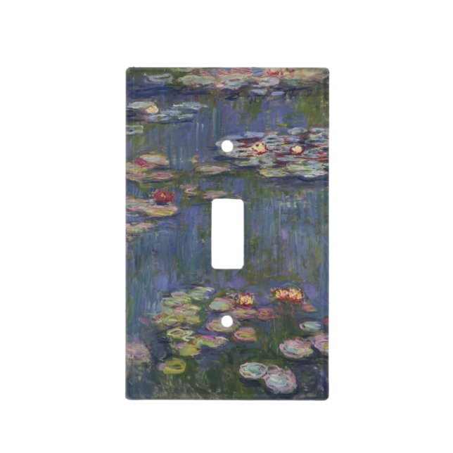 Claude Monet’s Water Lilies Light Switch Cover (Front)