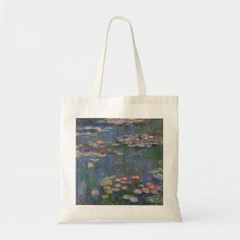 Claude Monet’s Water Lilies Tote Bag by ThinxShop at Zazzle