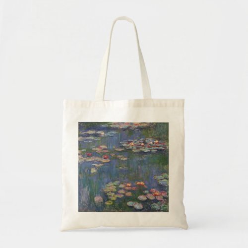 Claude Monets Water Lilies Tote Bag