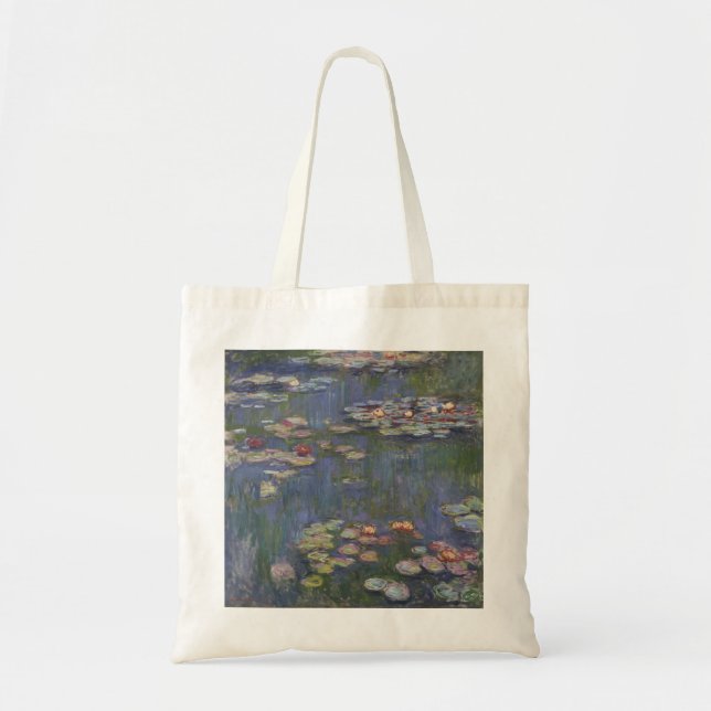 Claude Monet’s Water Lilies Tote Bag (Front)