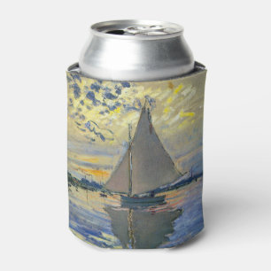 Claude Monet - Sailboat at Le Petit-Gennevilliers Can Cooler