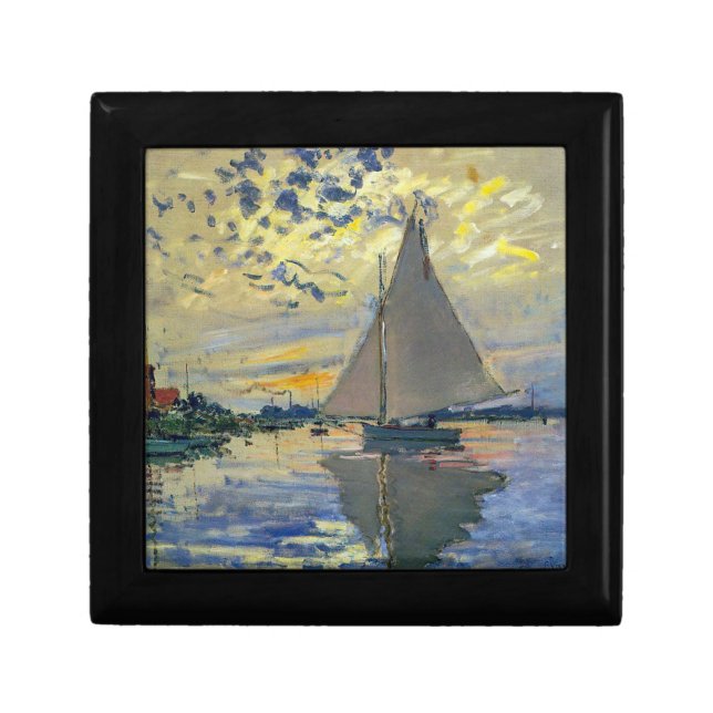 Claude Monet - Sailboat at Le Petit-Gennevilliers Gift Box (Front)