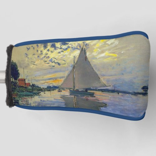 Claude Monet _ Sailboat at Le Petit_Gennevilliers Golf Head Cover