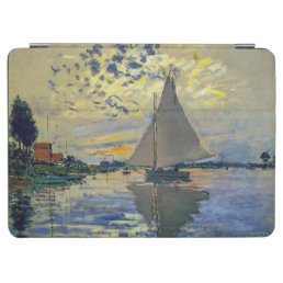 Claude Monet - Sailboat at Le Petit-Gennevilliers iPad Air Cover