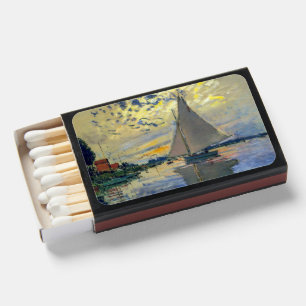 Claude Monet - Sailboat at Le Petit-Gennevilliers Matchboxes