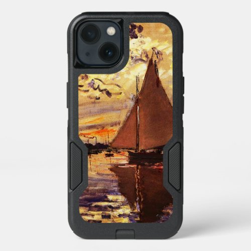 Claude Monet_Sailboat at Le Petit_Gennevilliers iPhone 13 Case