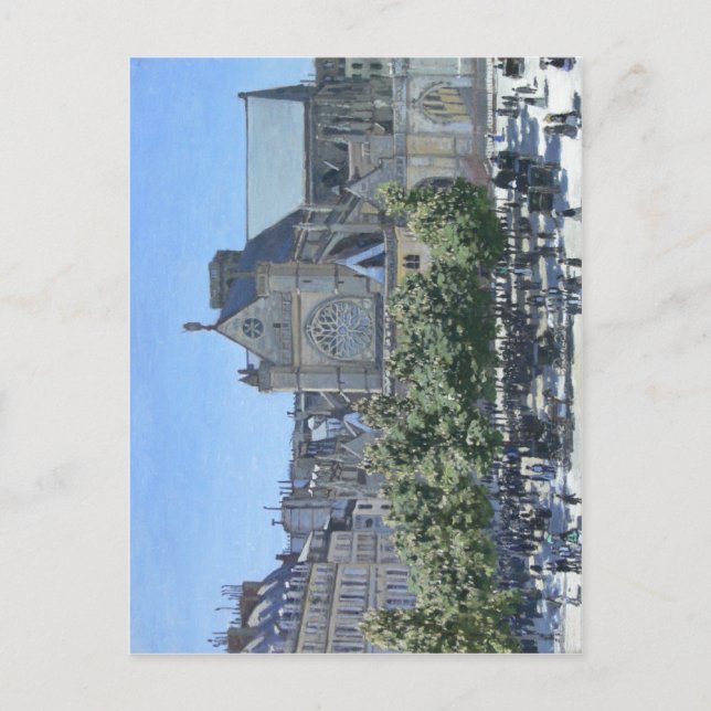 Claude Monet: Saint-Germain-l'Auxerrois Paris, 186 Postcard (Front)