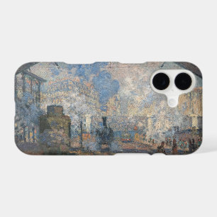 Claude Monet - Saint-Lazare Station exterior view iPhone 17 Case