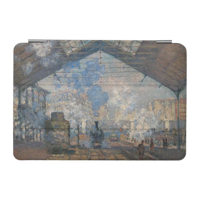 Claude Monet - Saint-Lazare Station exterior view iPad Mini Cover (Horizontal)