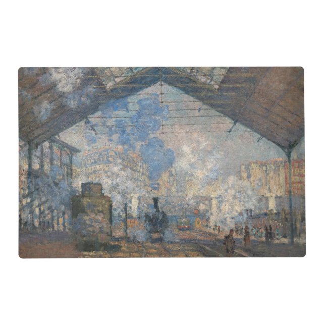 Claude Monet - Saint-Lazare Station exterior view Placemat (Front)