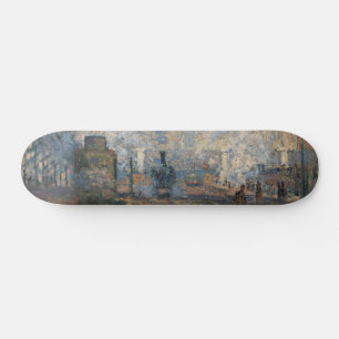 Claude Monet - Saint-Lazare Station exterior view Skateboard