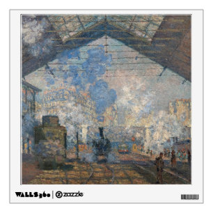 Claude Monet - Saint-Lazare Station exterior view Wall Decal