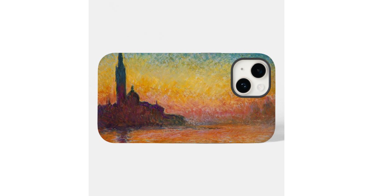 Claude Monet San Giorgio Maggiore At Dusk Iphone Case, Iphone 13