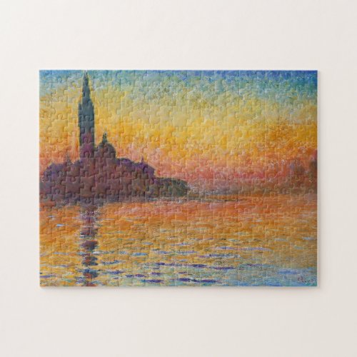 Claude Monet _ San Giorgio Maggiore at Dusk Jigsaw Puzzle