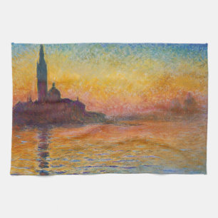 Claude Monet - San Giorgio Maggiore at Dusk Kitchen Towel