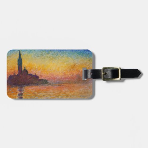 Claude Monet _ San Giorgio Maggiore at Dusk Luggage Tag