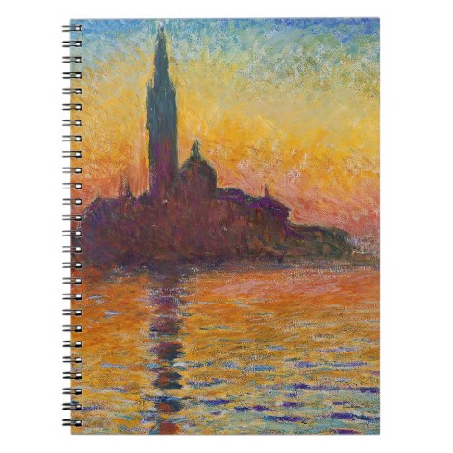 Claude Monet _ San Giorgio Maggiore at Dusk Notebook