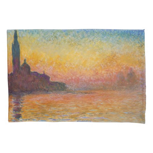 Claude Monet _ San Giorgio Maggiore at Dusk Pillow Case