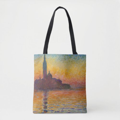 Claude Monet _ San Giorgio Maggiore at Dusk Tote Bag