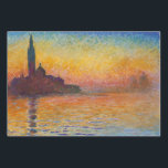 Claude Monet - San Giorgio Maggiore at Dusk Wrapping Paper Sheets<br><div class="desc">San Giorgio Maggiore at Dusk,  Venice - Claude Monet,  Oil on Canvas,  1908</div>