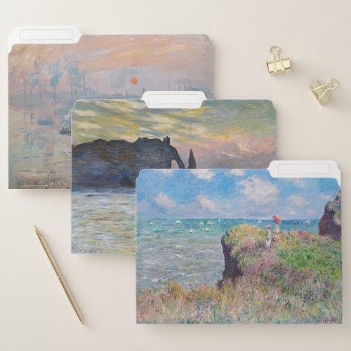 Claude Monet _ Seascape Masterpieces Selection File Folder