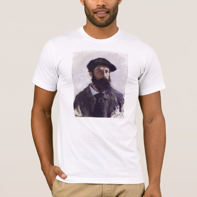 Claude Monet - Self-portrait in Beret T-Shirt (Front)