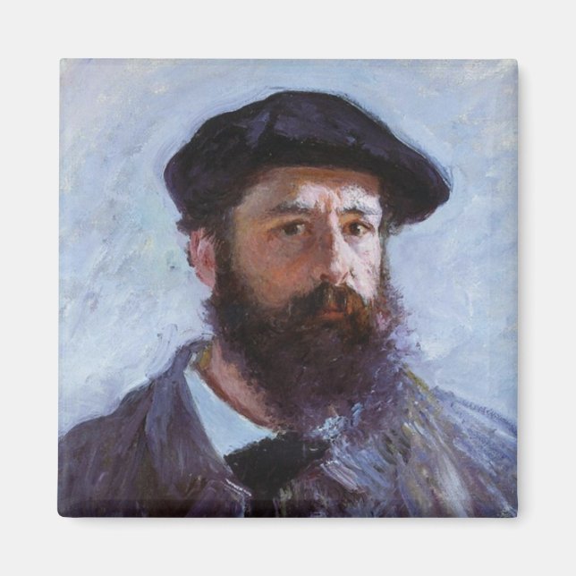 Claude Monet Self-Portrait Magnet (Front)