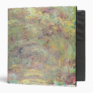 Claude Monet Shaded Path 3 Ring Binder