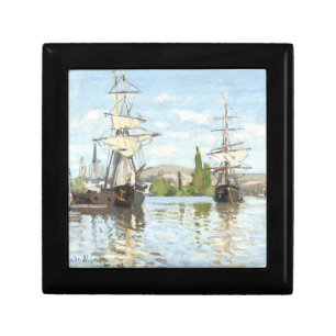 Claude Monet. Ships Riding on the Seine at Rouen Gift Box