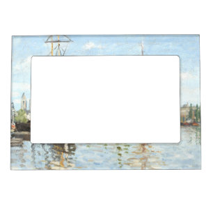 Claude Monet. Ships Riding on the Seine at Rouen Magnetic Frame