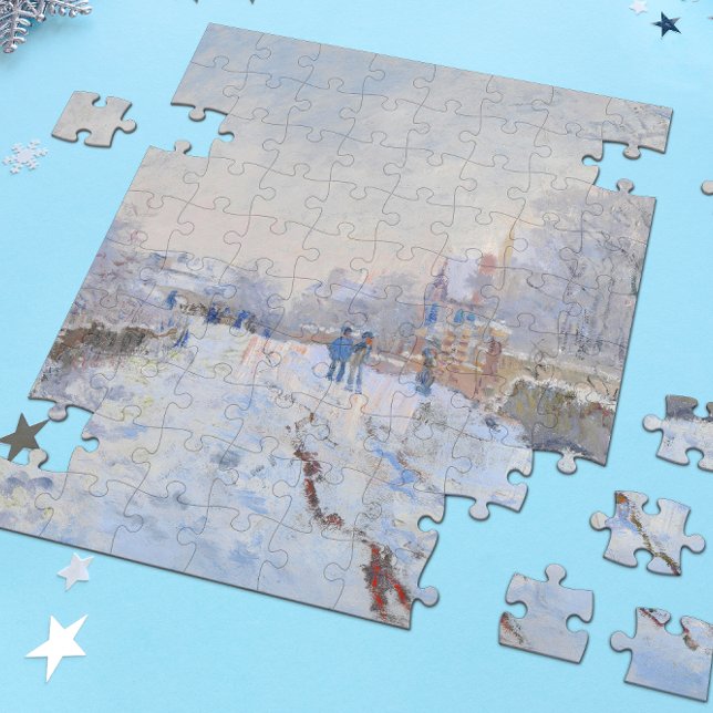 Claude Monet // Snow at Argenteuil Jigsaw Puzzle (Creator Uploaded)