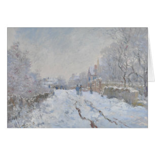 Claude Monet - Snow Scene at Argenteuil Cards