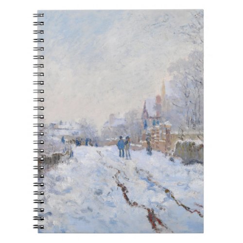 Claude Monet _ Snow Scene at Argenteuil Notebook