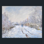Claude Monet - Snow Scene at Argenteuil Photo Print<br><div class="desc">Snow Scene at Argenteuil / Rue sous la neige,  Argenteuil - Claude Monet,  1875</div>