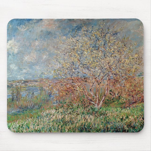 Claude Monet | Spring, 1880-82 Mouse Pad (Front)