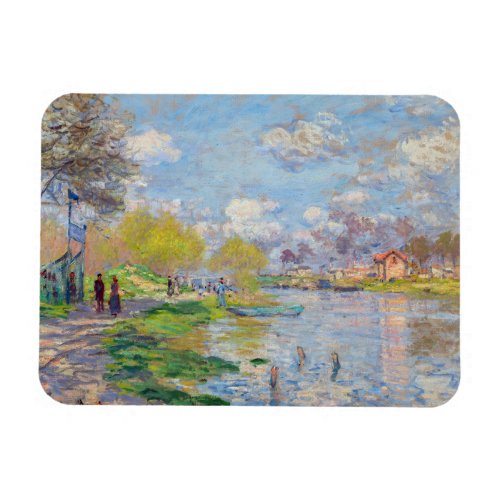 Claude Monet _ Spring by the Seine Magnet