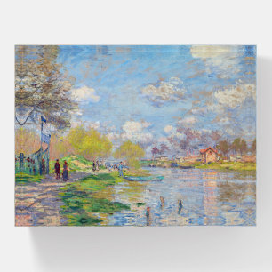 Claude Monet - Spring by the Seine Paperweight