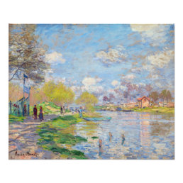 Claude Monet - Spring by the Seine Photo Print