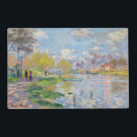 Claude Monet - Spring by the Seine Placemat<br><div class="desc">Spring by the Seine - Claude Monet,  1875</div>