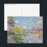 Claude Monet - Spring by the Seine Postcard<br><div class="desc">Spring by the Seine - Claude Monet,  1875</div>