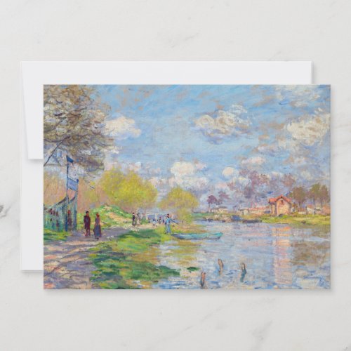 Claude Monet _ Spring by the Seine Thank You Card