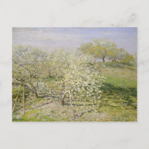 Claude Monet Spring Fruit Trees in Bloom Postcard