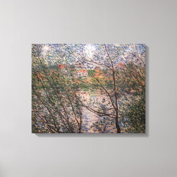 Claude Monet - Springtime through the branches Canvas Print