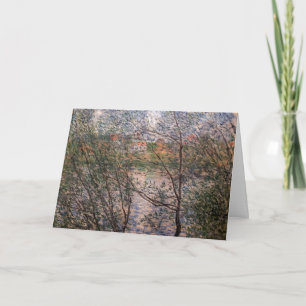 Claude Monet - Springtime through the branches Card