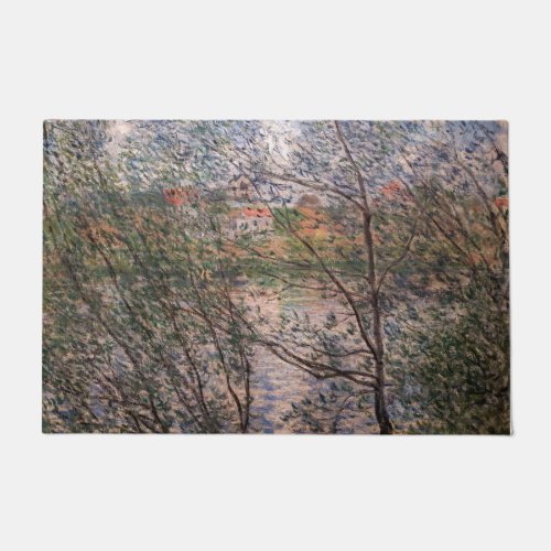 Claude Monet _ Springtime through the branches Doormat