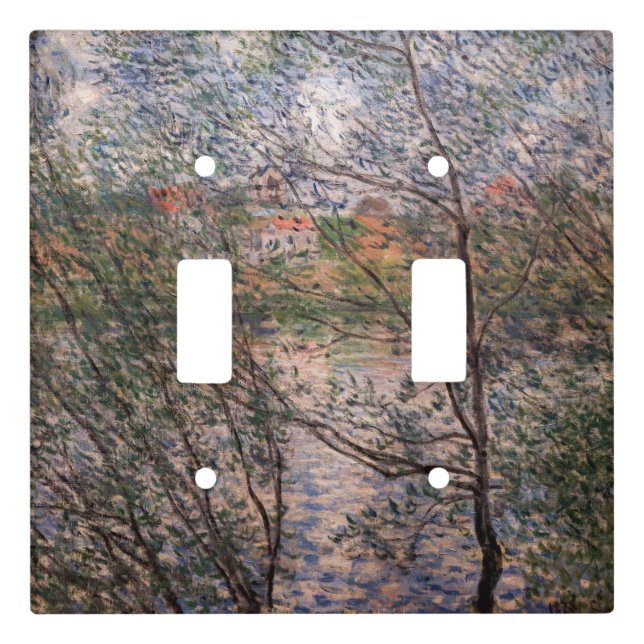 Claude Monet - Springtime through the branches Light Switch Cover (Front)