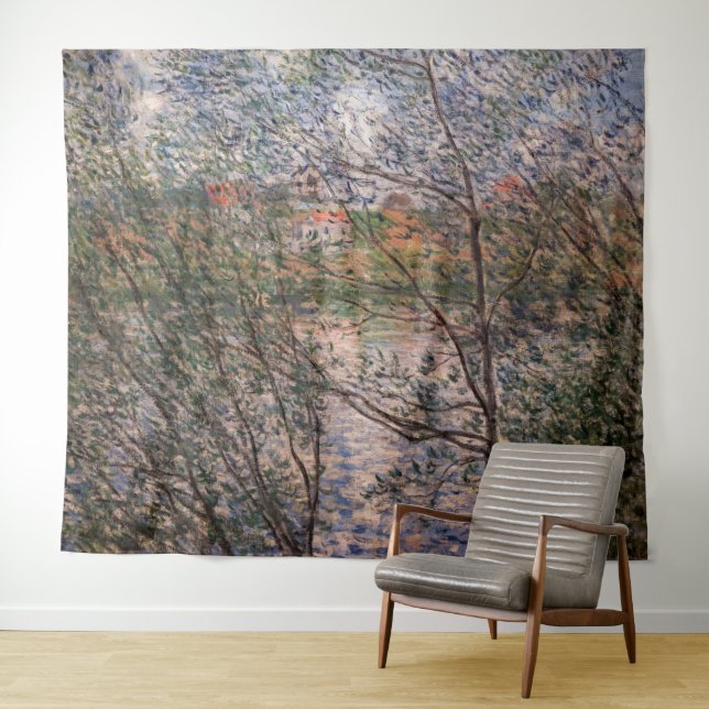 Claude Monet - Springtime through the branches Tapestry (In Situ (Horizontal))