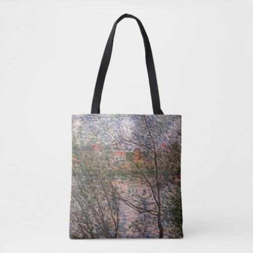 Claude Monet _ Springtime through the branches Tote Bag